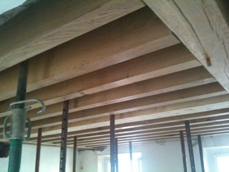 Remplacement sous oeuvre par du plancher traditionnel